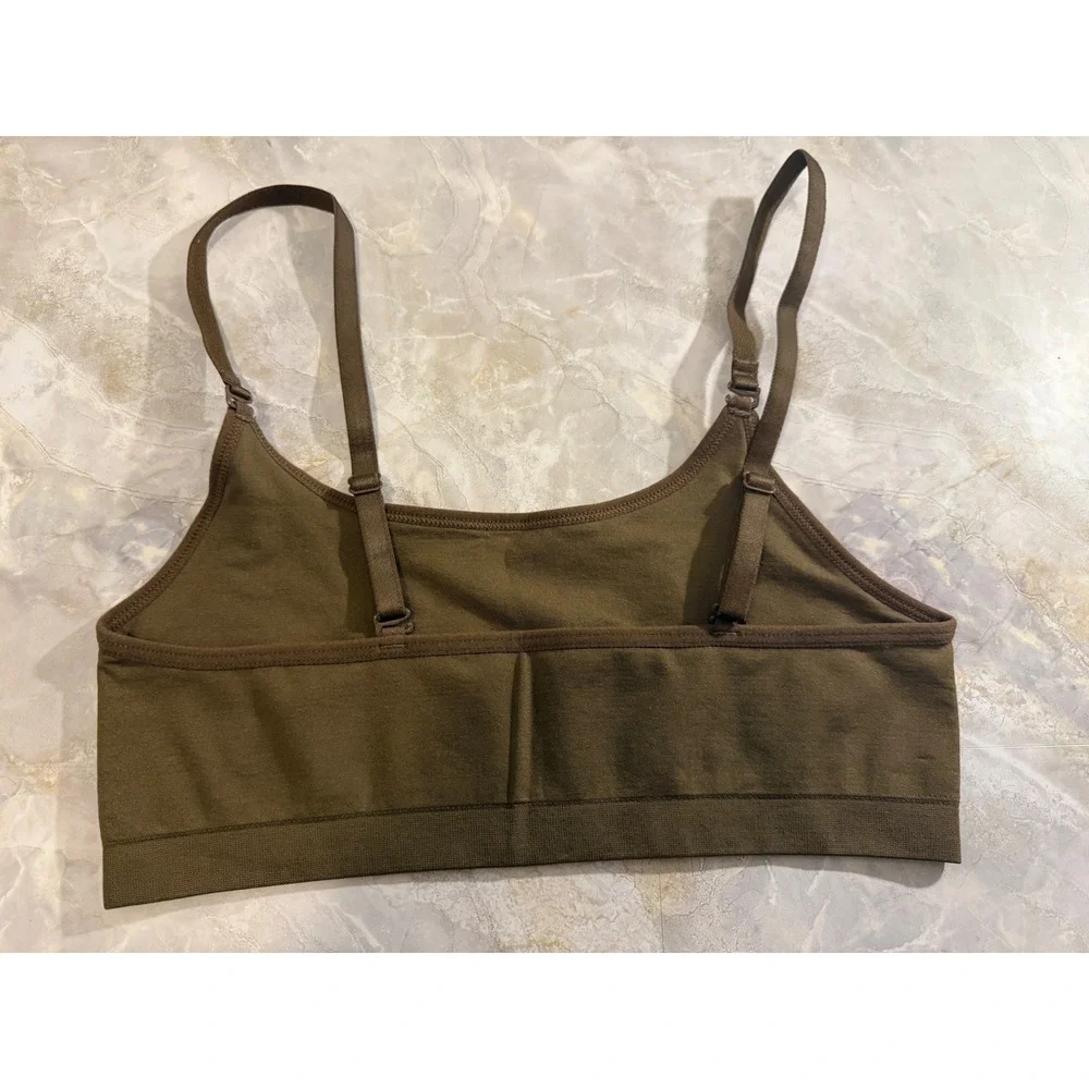 iMucci Girls Ballet Dance Bra Training Bra Brown Removable Straps‎ 8-10 Yrs